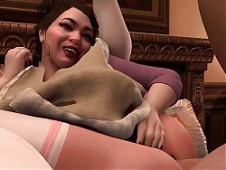 Hot Asian Milf Maid Mouth to ass - 3D Porn Short Clip