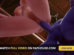 Blue Man with Elf Warcraft Porn Parody