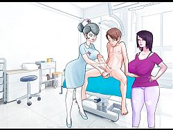 Sexnote Taboo Hentai Game Pornplay Ep.12 the Nurse Gave Me a Handjob and Made Me Cum in Front of My Stepmom