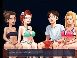 All Sex Scenes With Missy - Threesome With College Mates - Animated Porn Game