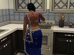 Vol 1 Part 1 - Desi Saree busty widow aunty Shweta got used by her sons friend - Patreon - Wicked Whims